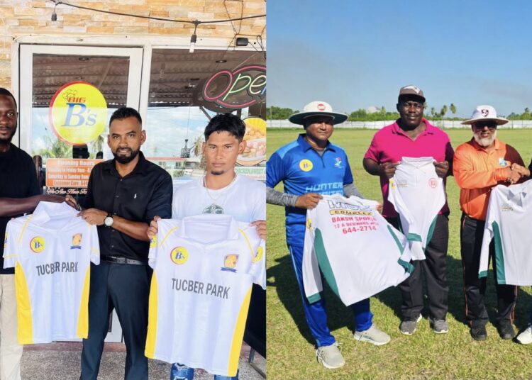 Berbice Businessman Supports Tucber Cricket Club and Berbice Empires Association