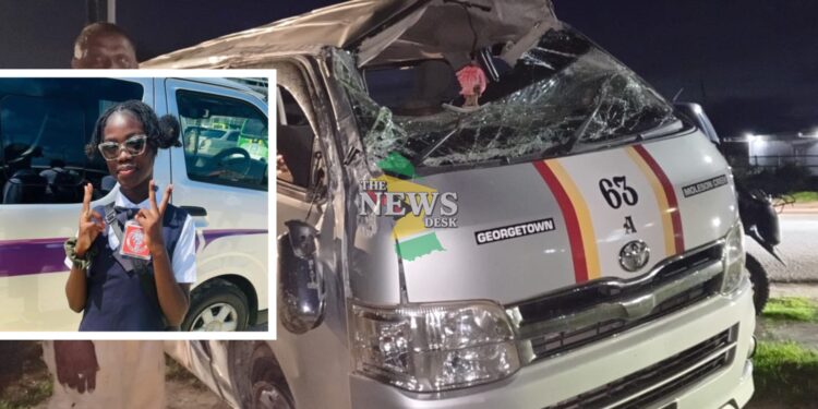 One Dead, Three Critical and 14 Others Injured in Corentyne Accident